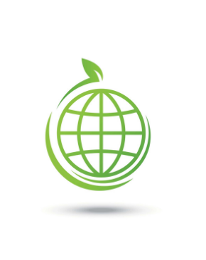 green sustainability globe