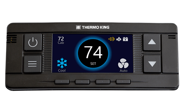 Increase driver comfort with ThermoKing TriPac APU and its intuitive in-cab controller