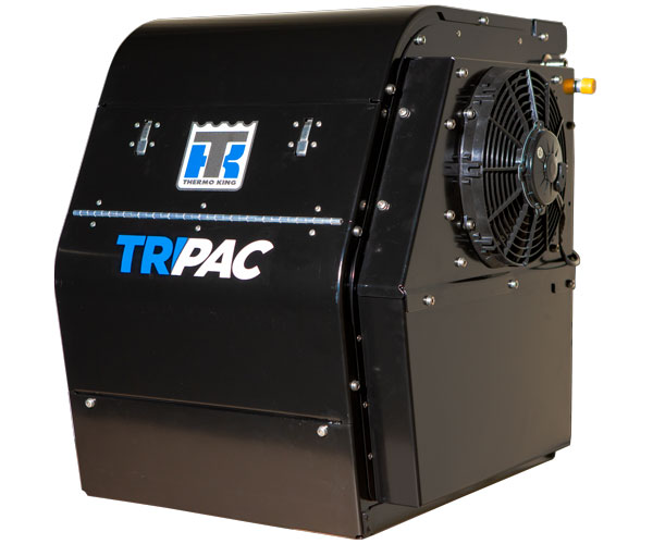 The 3rd generation TriPac diesel APU from Thermo King is now compatible with TracKing® Telematics and includes new emission reduction technology