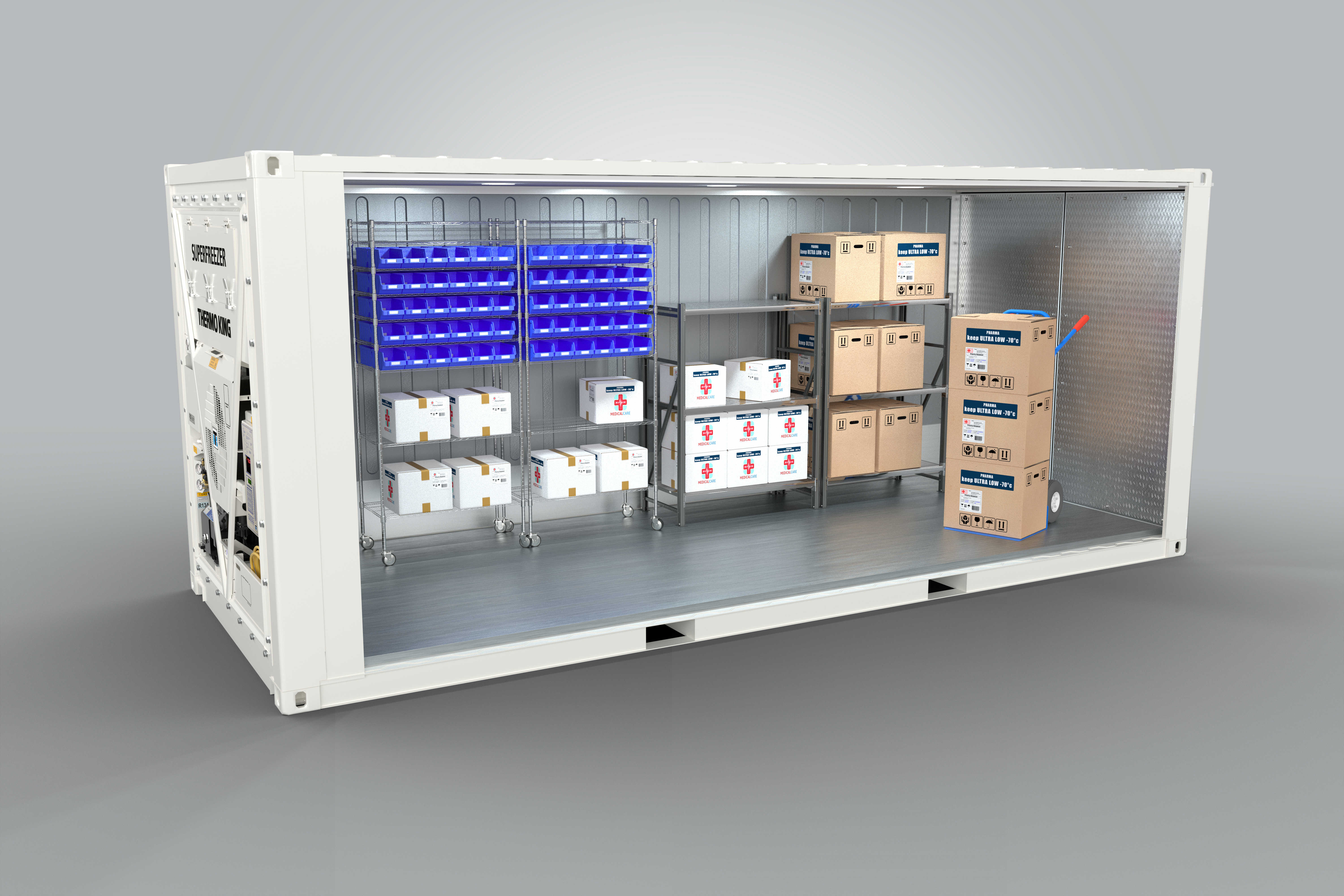 SuperFreezer for portable pharma cold storage